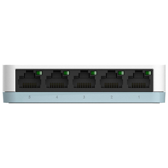 D-Link, Switch di Rete, Non Gestito L2, 5 Porte Gigabit Ethernet, Bianco