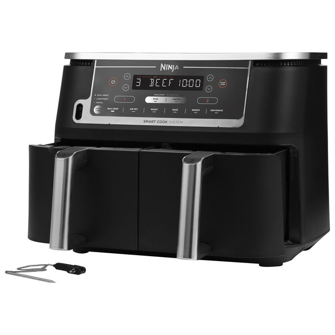 Ninja, Friggitrice ad Aria Dual Zone MAX PRO, 9.5L, AF451EU, Nero