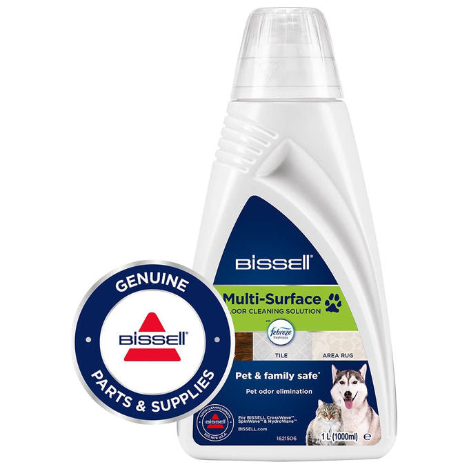 Bissell, Formula Multi Superficie Pet, Con Febreze, 1 L, Per CrossWave e SpinWave