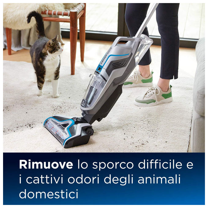 Bissell, Formula Multi Superficie Pet, Con Febreze, 1 L, Per CrossWave e SpinWave