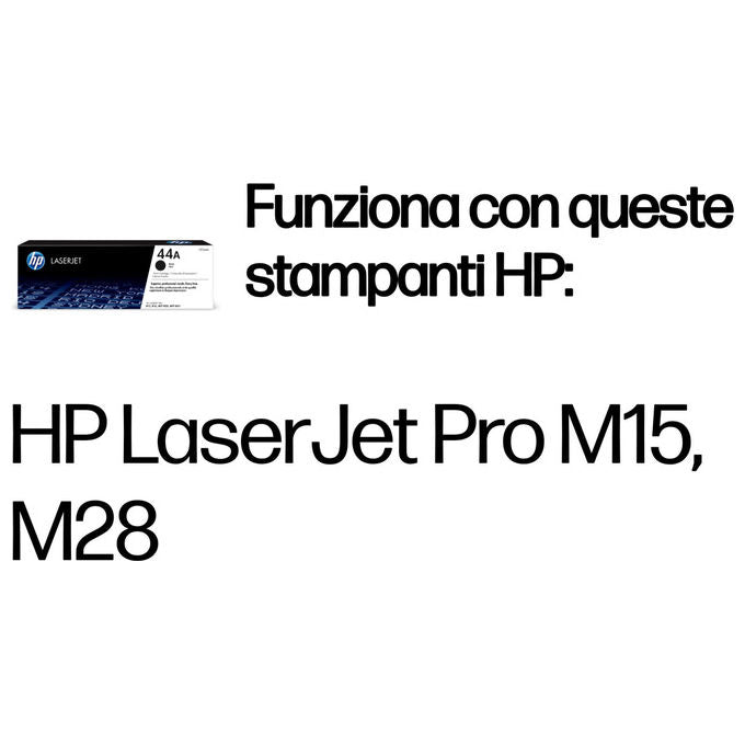 HP, Toner Originale, Nero, LaserJet 44A, CF244A, Standard