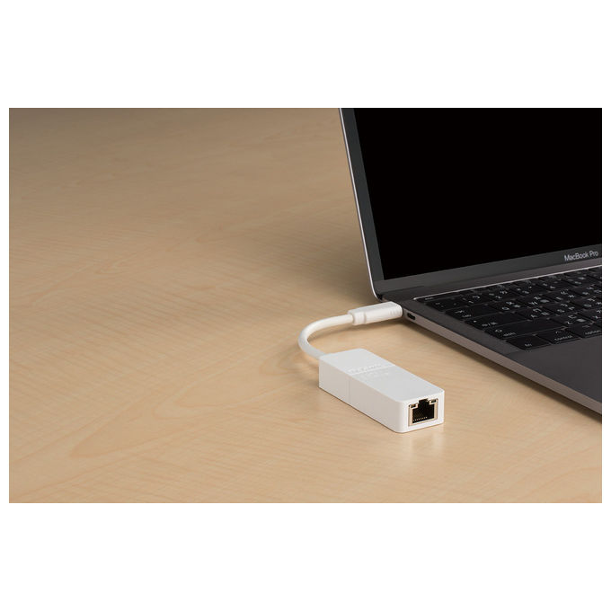 D-Link, Adattatore USB-C a Gigabit Ethernet, DUB-E130, 1000 Mbit-s, Bianco