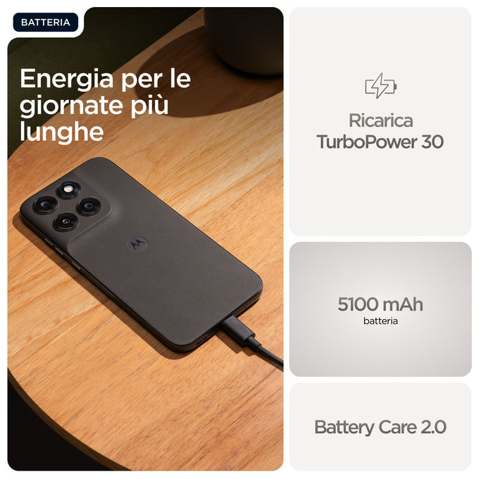 Motorola Moto G77, 6.8'', Dual SIM, 8 GB, 256 GB, 5200 mAh, Nero