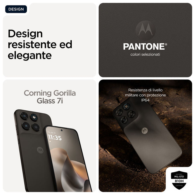 Motorola Moto G77, 6.8'', Dual SIM, 8 GB, 256 GB, 5200 mAh, Nero
