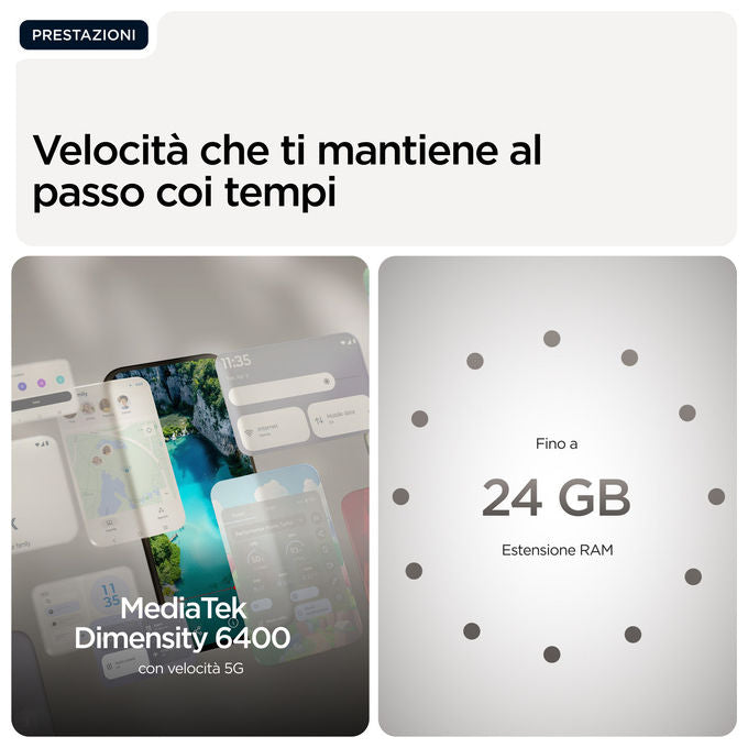 Motorola Moto G77, 6.8'', Dual SIM, 8 GB, 256 GB, 5200 mAh, Nero