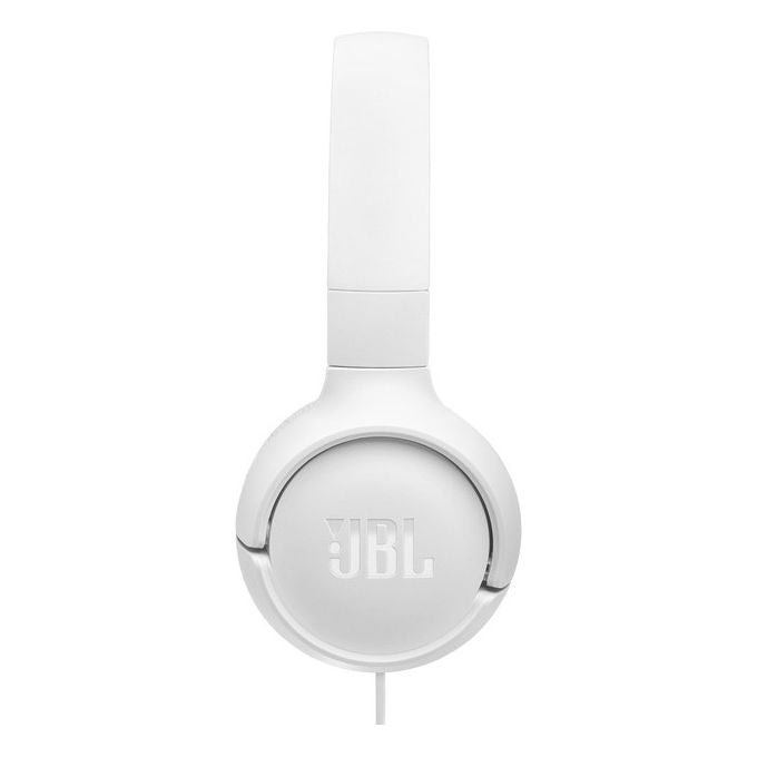 Jbl, Tune 520C Cuffie On-Ear Cablate Usb-C, Cuffie Pieghevoli Bianche