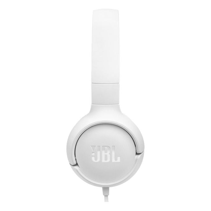 Jbl, Tune 520C Cuffie On-Ear Cablate Usb-C, Cuffie Pieghevoli Bianche