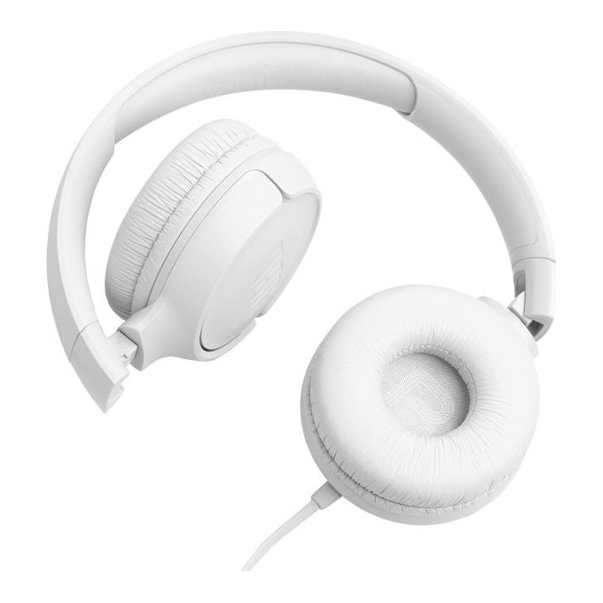 Jbl, Tune 520C Cuffie On-Ear Cablate Usb-C, Cuffie Pieghevoli Bianche