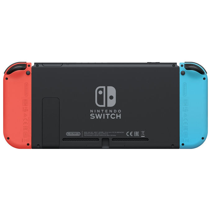 Nintendo, Switch OLED Neon Rosso-Blu, Console Portatile, Schermo 7 pollici, 64 GB