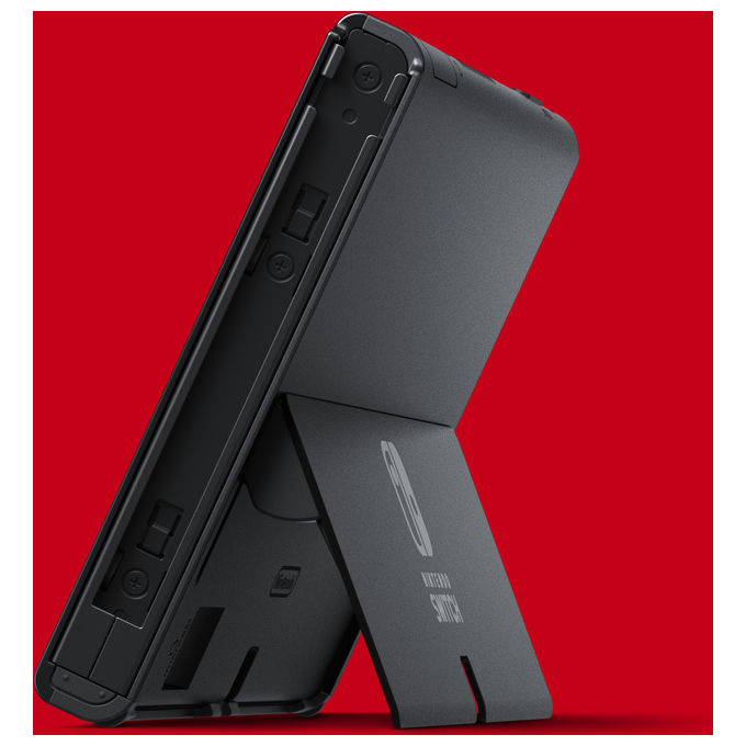 Nintendo, Switch OLED Neon Rosso-Blu, Console Portatile, Schermo 7 pollici, 64 GB