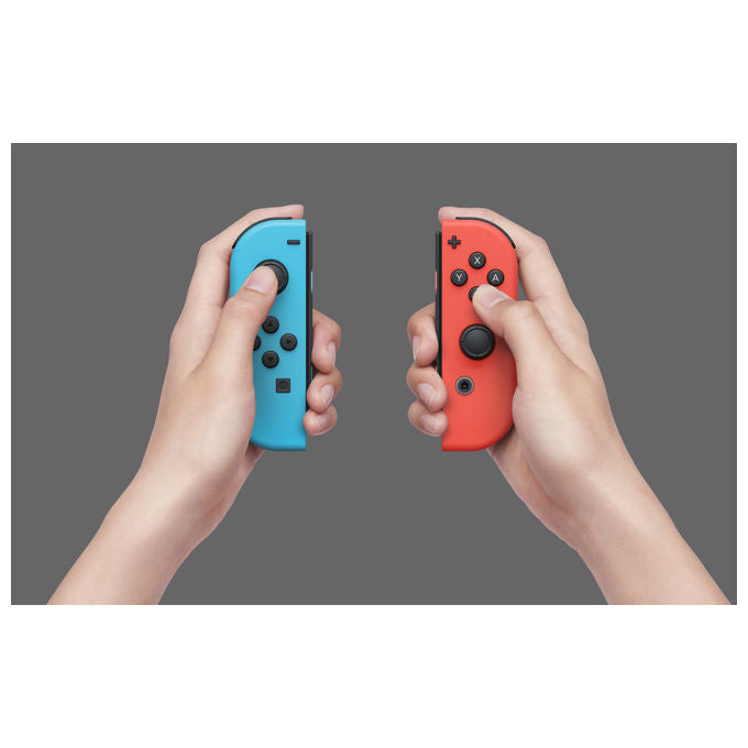 Nintendo, Switch OLED Neon Rosso-Blu, Console Portatile, Schermo 7 pollici, 64 GB