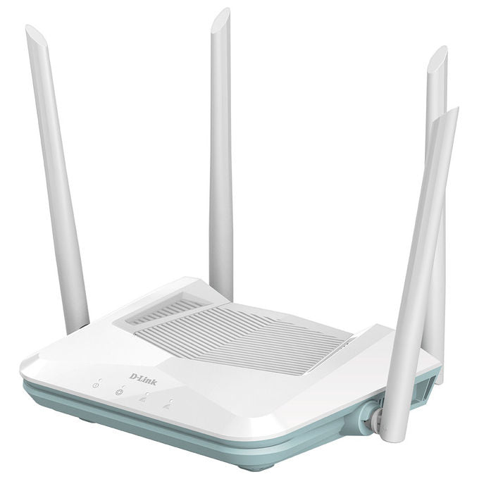 D-Link, Router Wireless, Dual-Band Gigabit Ethernet, AX1500, Bianco