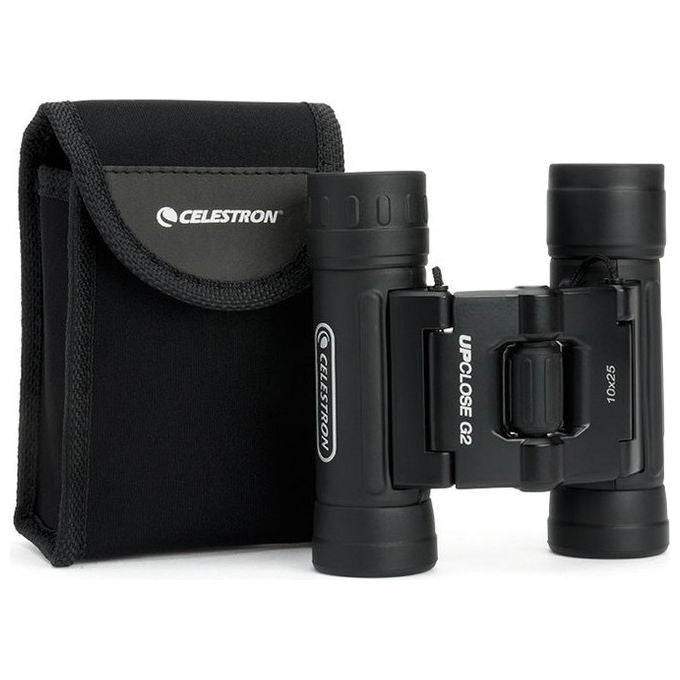 Celestron, Binocolo UpClose G2 10x25, Nero, Impermeabile