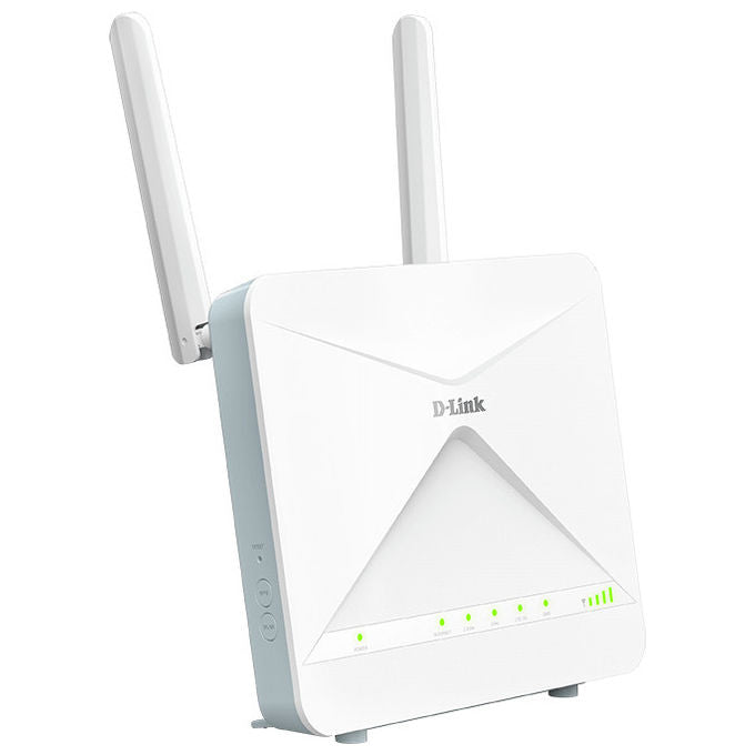 D-Link, Router 4G, EAGLE PRO AI AX1500, Wi-Fi 6, Dual-band, Gigabit Ethernet, Blu e Bianco