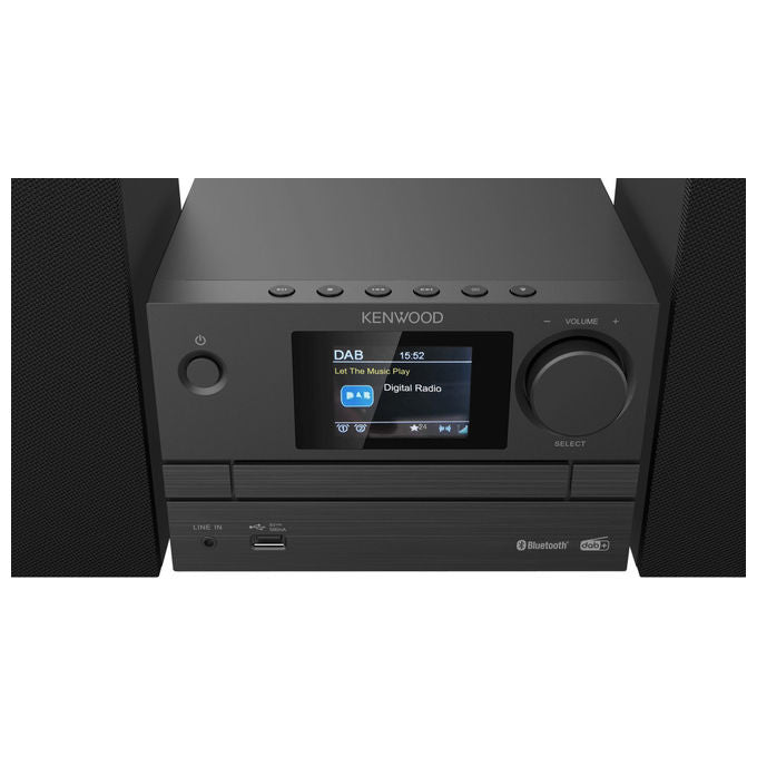 Kenwood M-525DAB Microsistema Audio Hi-Fi DAB+ FM CD USB Bluetooth 5.0 7 W colore Nero