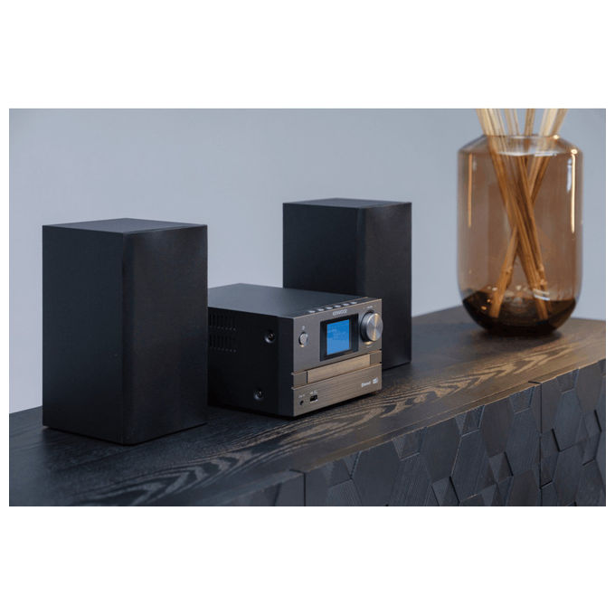 Kenwood M-525DAB Microsistema Audio Hi-Fi DAB+ FM CD USB Bluetooth 5.0 7 W colore Nero