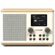 Pure 252982 Classic H4 Radio Digitale DAB+ FM Bluetooth 5.3 10W USB AUX Timer Cucina Sveglia colore Bianco Quercia