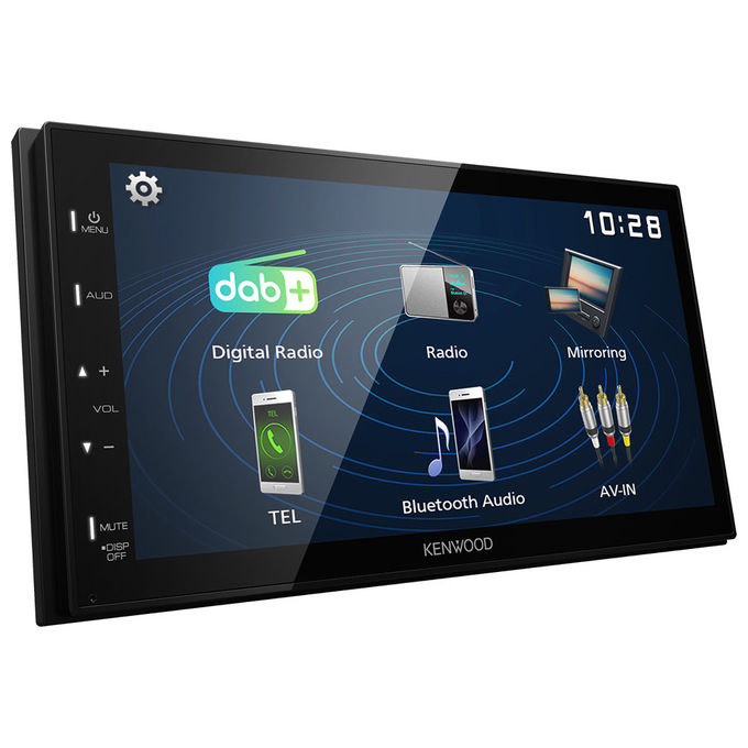 Kenwood Electronics, Autoradio 2 DIN, Bluetooth, DAB+, Ricevitore Multimediale Nero
