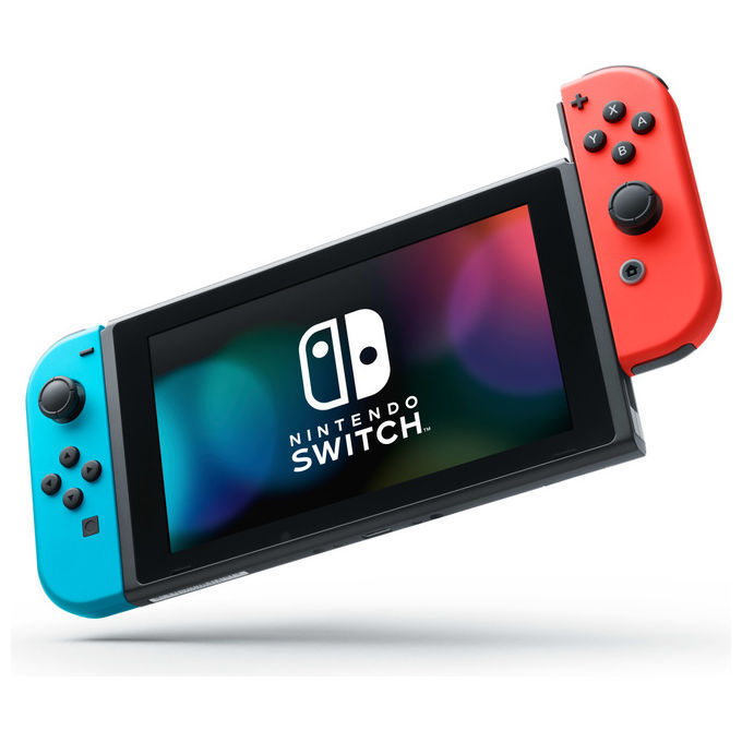 Nintendo, Switch, Rosso Neon-Blu Neon, Edizione 2022, Console Portatile, Schermo 6.2 pollici