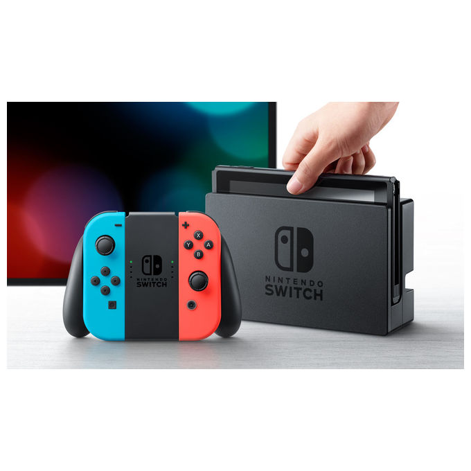 Nintendo, Switch, Rosso Neon-Blu Neon, Edizione 2022, Console Portatile, Schermo 6.2 pollici