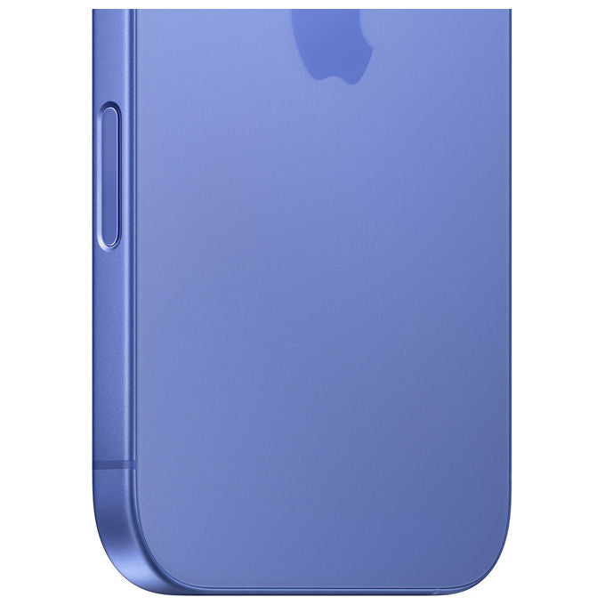 Apple MYEC3QL-A iPhone 16 Smartphone 5G 128GB Display 6.1'' OLED Chip A18 Doppia Fotocamera 48MP IP68 colore Blu