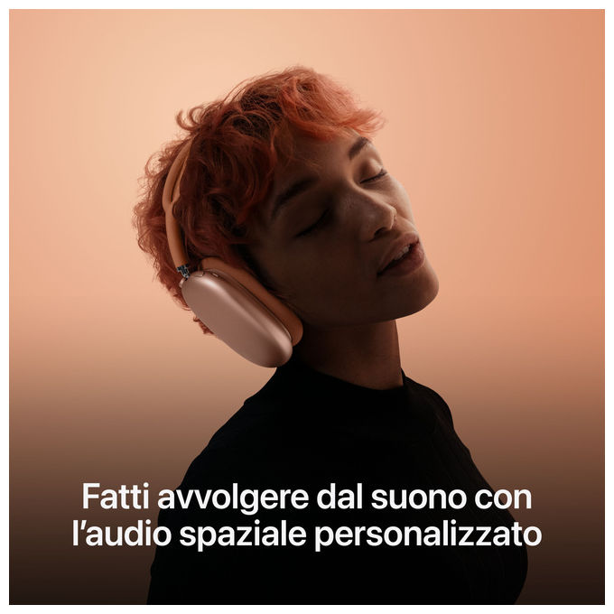 Apple, Cuffie AirPods Max, Arancione, Over-Ear, Wireless con Bluetooth, USB-C