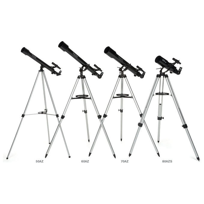 Celestron, Telescopio rifrattore, PowerSeeker 60AZ, 60 mm, Altazimuth, Nero