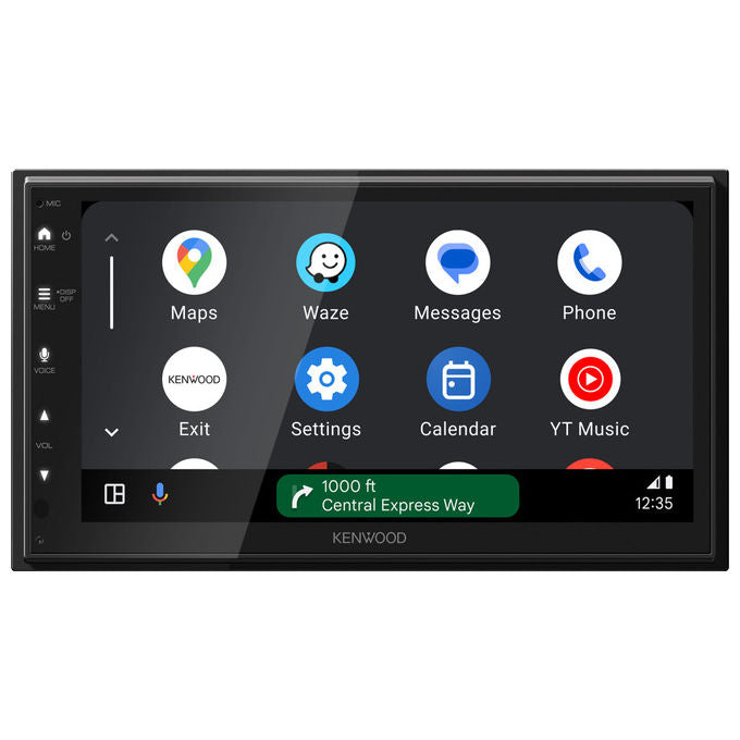 Kenwood, Autoradio 2 DIN, DMX5023DABS, Ricevitore Multimediale, Wi-Fi, Bluetooth, Nero