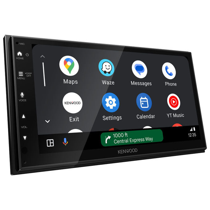 Kenwood, Autoradio 2 DIN, DMX5023DABS, Ricevitore Multimediale, Wi-Fi, Bluetooth, Nero