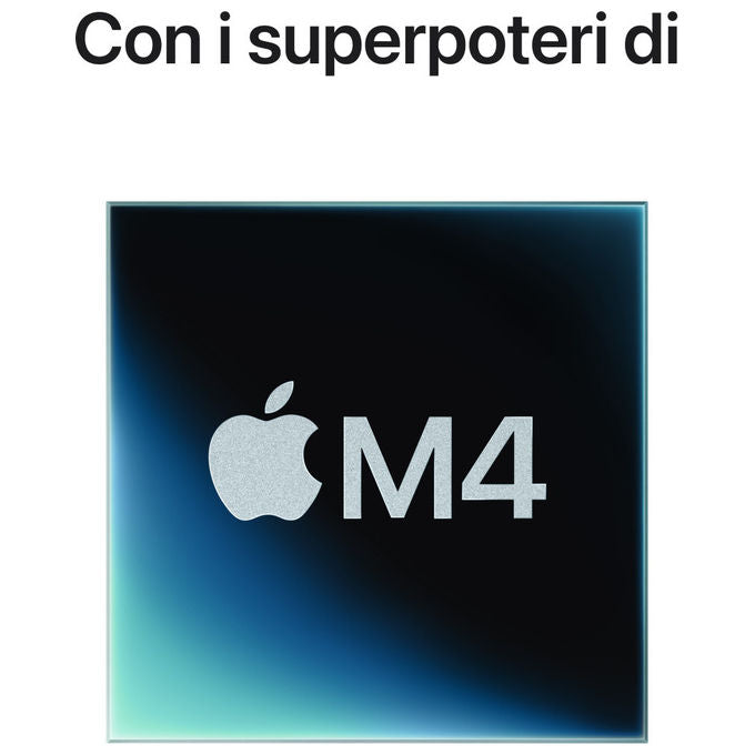 Apple, Mac Mini, Chip M4 10-Core CPU, 16GB, SSD 512GB, Argento