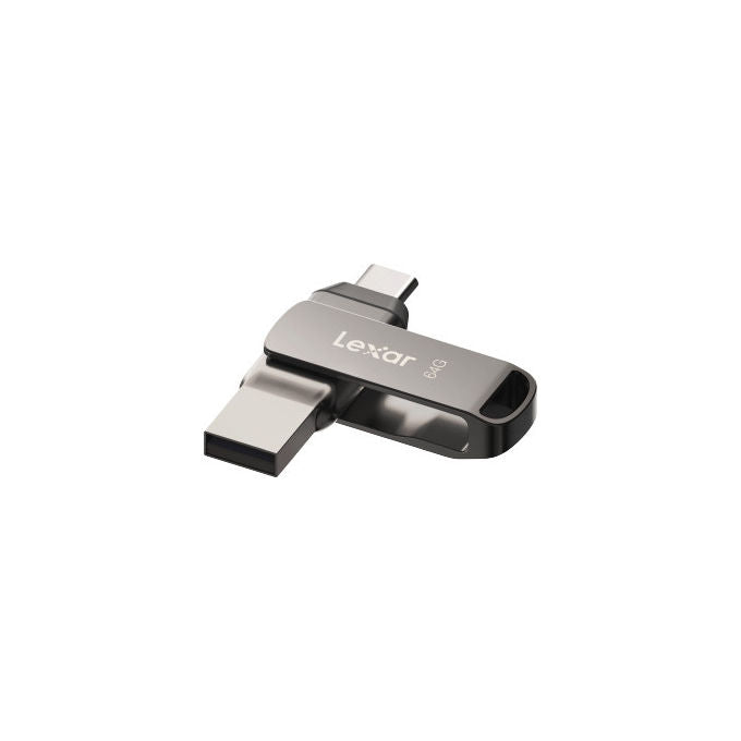 Lexar, Chiavetta USB, 64 GB, USB Type-C 3.2 Gen 1, Grigio