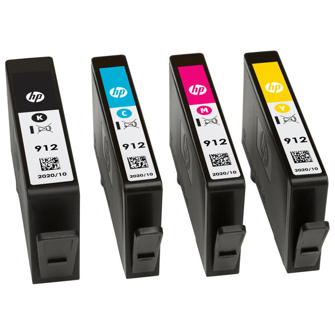Hp, Cartuccia Inchiostro Nero Originale 912, Standard, Pigmenti