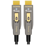 Equip, Cavo HDMI 2.0, 20 m, HDMI Type-A-HDMI Type-D, Nero