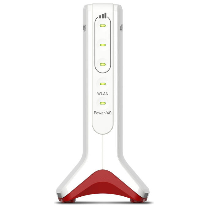 Fritz! Box 6825 4G Edition International Router Wireless Wi-Fi 6 600 Mbit-s LTE 4G Slot NanoSIM WLAN Mesh colore Bianco