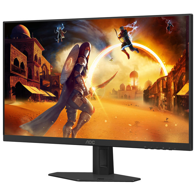 AOC, Monitor Gaming 27G4ZRE, 27'', FHD, 260Hz, Fast IPS, Nero-Rosso