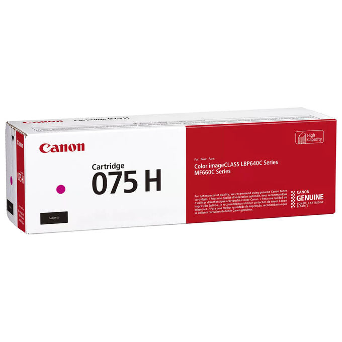 Canon, Cartuccia Toner 075 H, Originale, Magenta