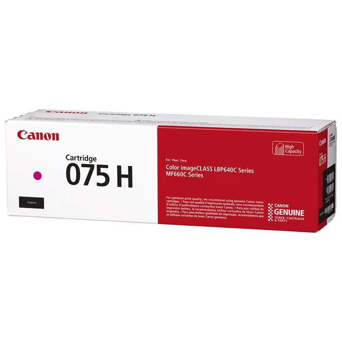 Canon, Cartuccia Toner 075 H, Originale, Magenta
