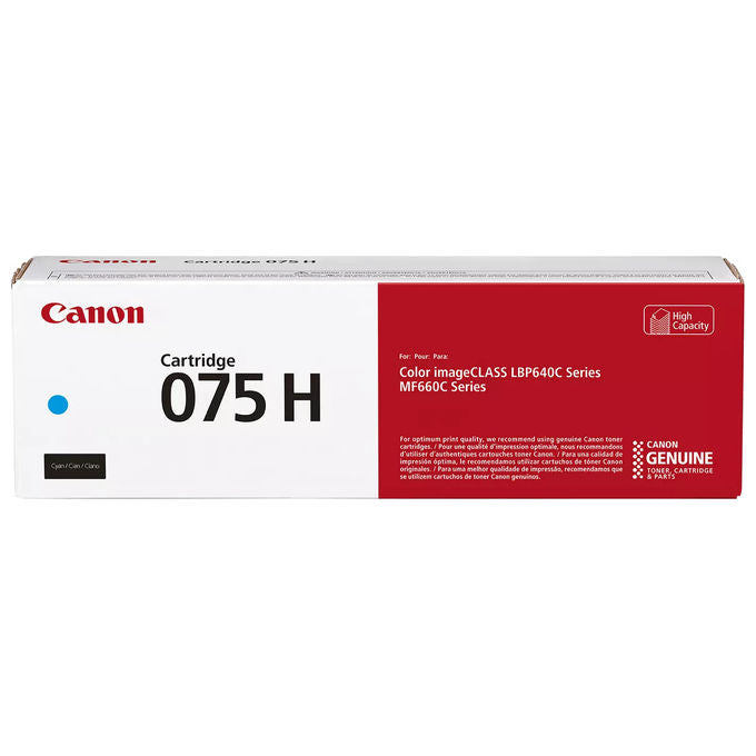 Canon, Cartuccia Toner 075 H, Ciano, Originale, 2500 Pagine