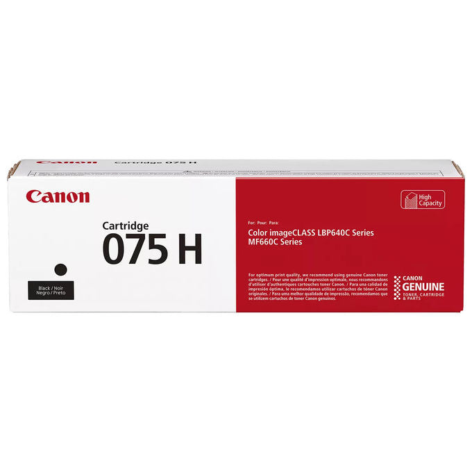 Canon, Cartuccia Toner 075H, Nero, Originale, Alta Capacita'