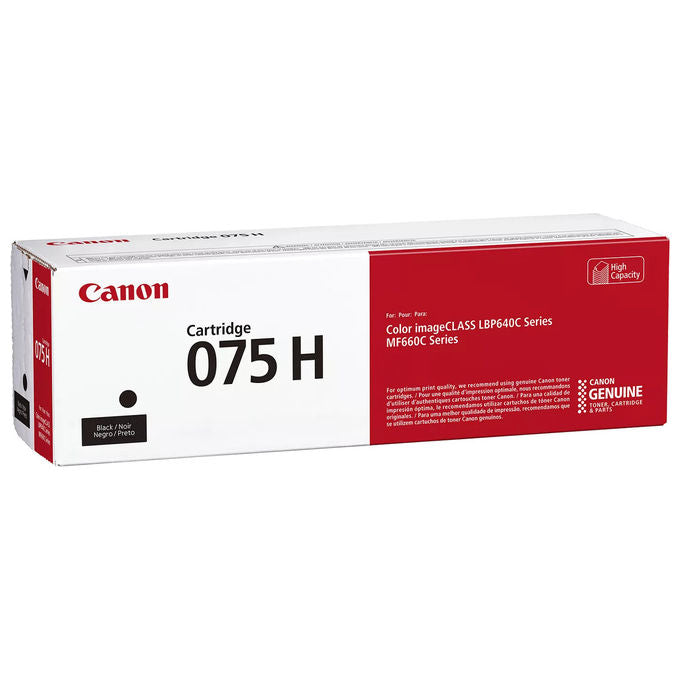 Canon, Cartuccia Toner 075H, Nero, Originale, Alta Capacita'