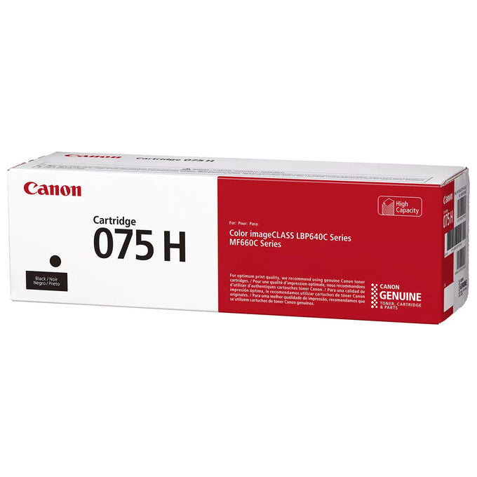 Canon, Cartuccia Toner 075H, Nero, Originale, Alta Capacita'