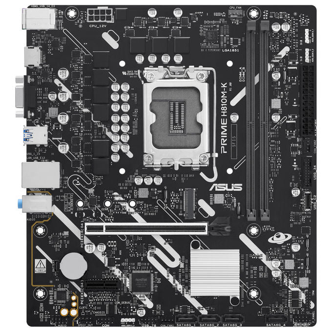 Asus, Scheda Madre Prime H810M-K Intel H810, Micro ATX, Socket LGA 1851