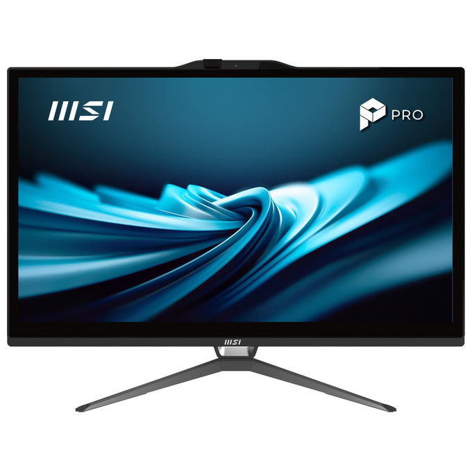 Msi, Pro Ap222t 14ma-613eu, All-in-one, 21.5'' Touchscreen, Intel Core I3, 8gb Ram, 512gb Ssd, Nero
