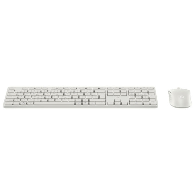 Hp, Combinazione Tastiera e Mouse 495C, Multi-Dispositivo, Dual-Mode, Wireless, Bianco