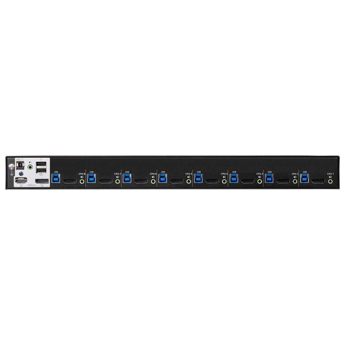 Aten, Switch KVM DisplayPort USB 3.0 4K, 8 Porte, Nero