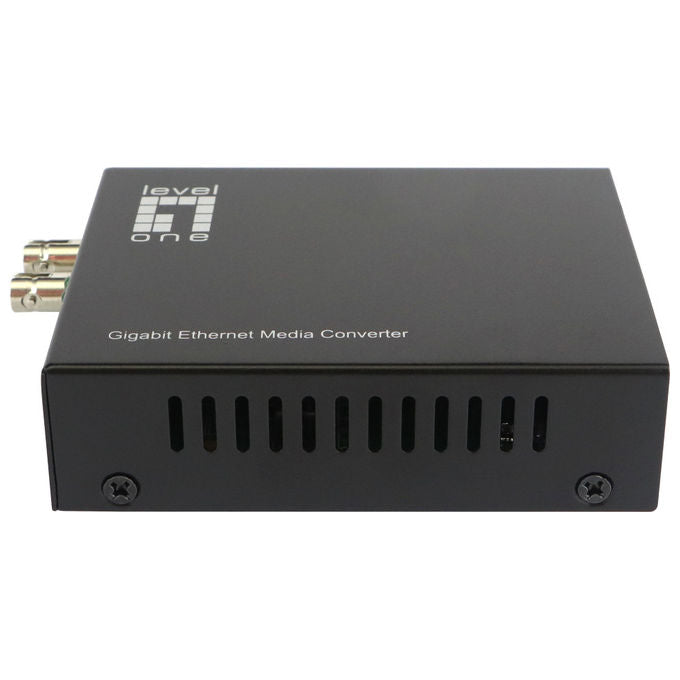 LevelOne, Convertitore Multimediale di Rete, 1000 Mbit-s, 1310 nm, Modalita' Singola, Nero