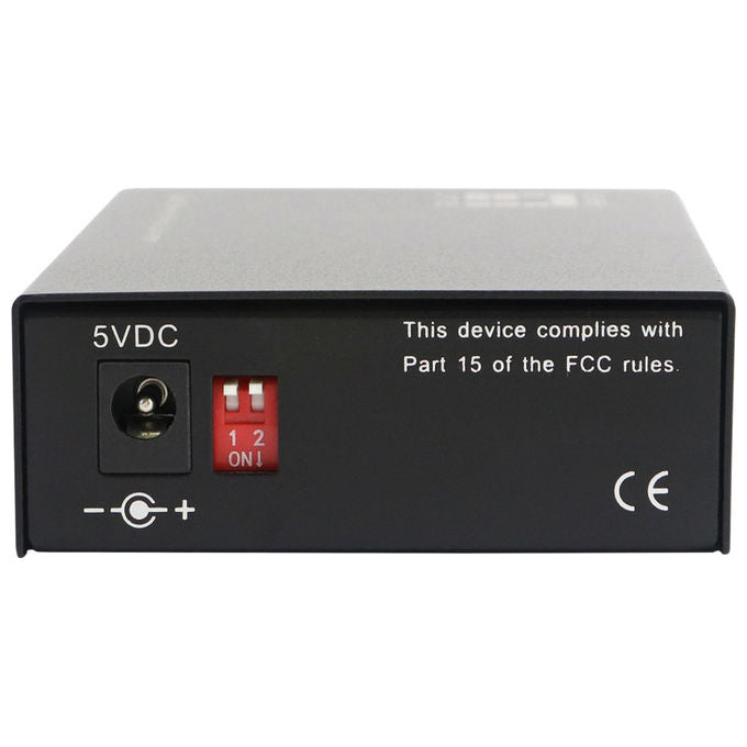 LevelOne, Convertitore Multimediale di Rete, 1000 Mbit-s, 1310 nm, Modalita' Singola, Nero