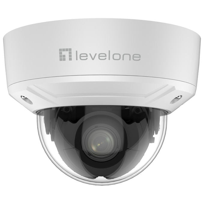 LevelOne, Telecamera IP Dome, Esterno, 2MP, Zoom 4x, H.265, PoE, FCS-3461