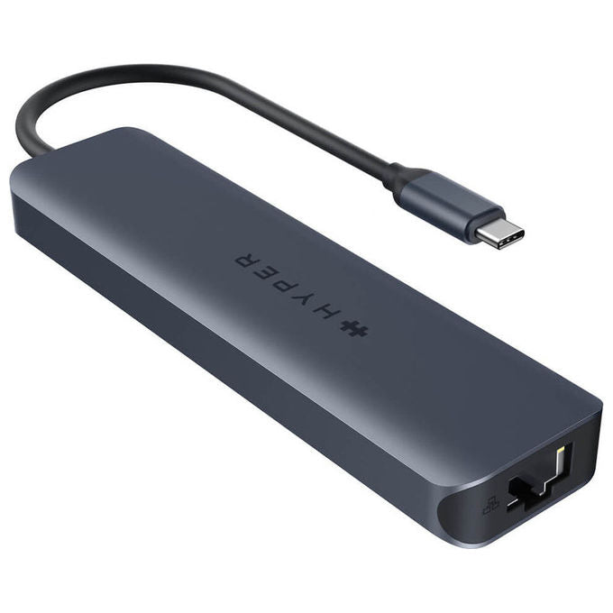 Targus, Hub USB-C, 7 Porte, 4K 60Hz, Alluminio, Blu