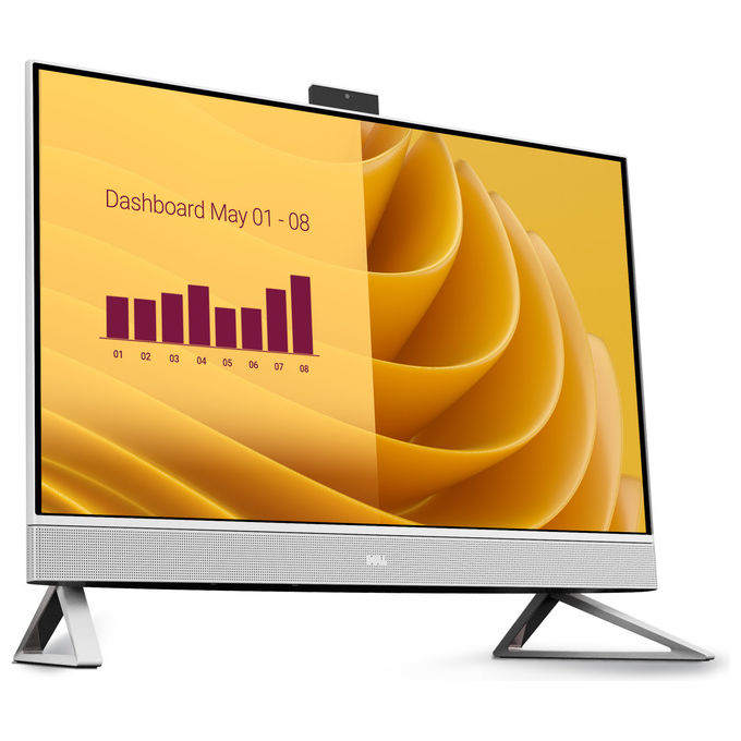 Dell, PC All-in-One, 27'', Intel Core i7-150U, 16GB RAM, 512GB SSD, Windows 11 Pro, Bianco